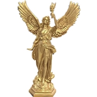 西方女神铜雕塑