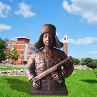 近现代人物半身铜雕