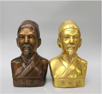 古代名医铜雕