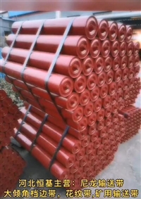 河北托辊滚筒输送带批发厂家