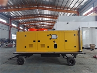 便携式潜水泵移动泵车调试