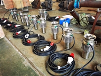 1000方大流量便携式潜水泵在江苏大学检测