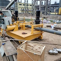 江西萍乡液压数控反应釜半管卷圆机 140宽扁钢弯弧机