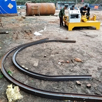 河南安阳不锈钢角钢卷圆机 煤矿巷道支护工程25U型钢弯弧机