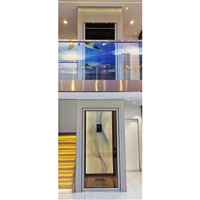 佰旺家用电梯厂JYDT定做款能观光的小型别墅电梯