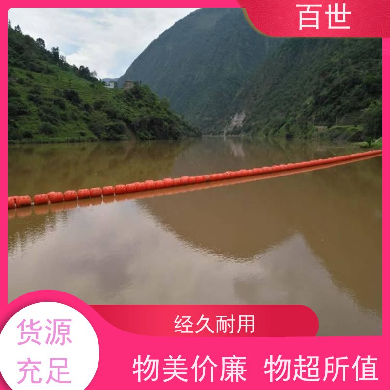 百世 泥石流多发区 警示浮筒 网格化拦截 分段式