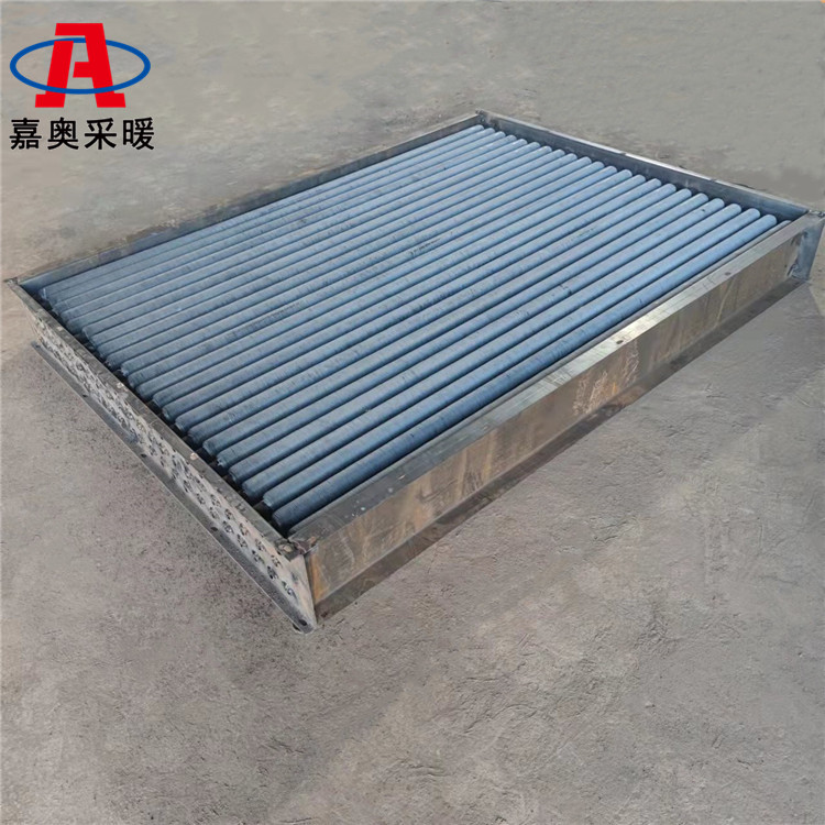 花卉大棚用耐高温翅片管散热器 螺旋翅片管散热器片安装