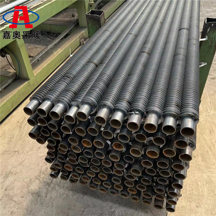 工业车间用法兰翅片管 翅片管冷凝器安装