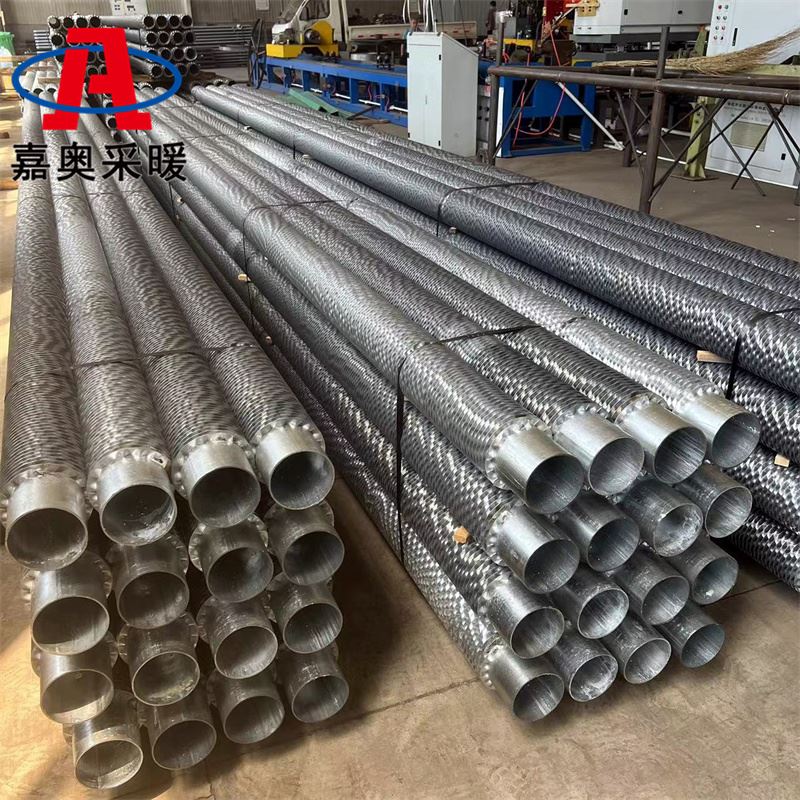 火车站用高频焊翅片 翅片管冷凝器安装