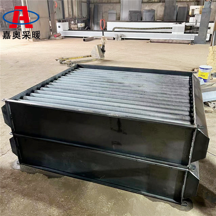 洗煤场用高频焊翅管对流散热器 冀州钢制翅片管散热器生产厂