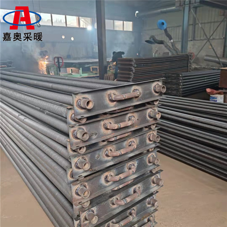 奶牛场用大口径翅片管散热器 蒸汽用翅片管散热器用途