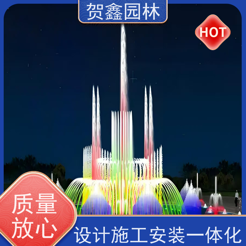  酒店喷泉工程施工 一维喷泉公司 低压喷泉制造厂家 喷泉设计施工