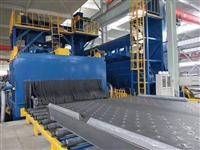 型材抛丸机 圆钢除锈清理机 山东抛丸机品牌 安蓝地抛丸机厂家