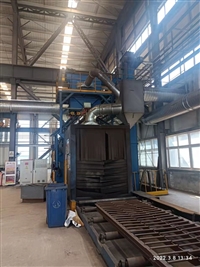 钢带抛丸机除锈设备 清理效率高 故障率低 可连线使用