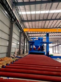 大型钢结构抛丸除锈设备 抛丸机生产厂家安蓝地 各型号抛丸机