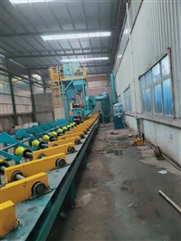 钢带抛丸机除锈设备 清理效率高 故障率低 可连线使用