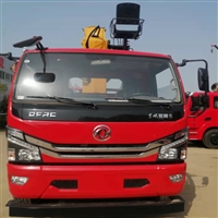 东风多利卡D9配徐工8吨M系列随车吊,玉柴200马力货箱5.2米