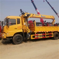 东风天锦配徐工G系列12吨4节臂吊机,玉柴270马力,SQS300