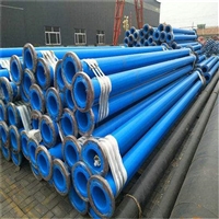 Fire resistant coated plastic pipeline, flame-retardant, mining coated composite pipe, inner and outer coated plastic steel pipe manufacturer Guanghui Pipe Industry