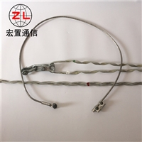 Huainan double aluminum clad steel wire tension clamp for ADSS optical cable frame insulation single-layer tension hanging clamp