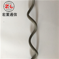 Outdoor overhead ADSS fiber optic cable damper, power fiber optic cable protection whip quotation, anti dizziness ring mixed batch supply