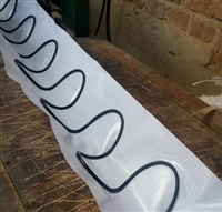 Half circle drainage pipe manufacturer, spring half circle drainage pipe, spring flexible half circle drainage pipe