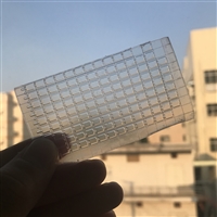 Etching of LED glass cover plate