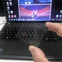 Ultra white tempered glass laser cutting processing Glass laser cutting can also be sample laser drilling and edge grinding