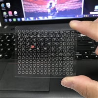 Beijing White Film Laser Cutting Wholesale Glass Laser Cutting Circular Pattern Cutting