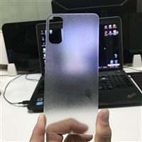 Jianhong manufacturer's mobile phone back cover pearl sand processing AG glass manufacturer AG glass pearl sand glass