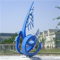 Stainless steel flower ball sculpture, painted stainless steel petal ball sculpture