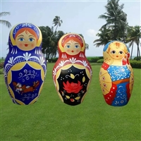 Russian nesting doll sculpture