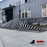 Stainless steel rockery sculpture real estate landscape abstract rockery stainless steel sculpture