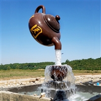Heavenly teapot manufacturer, suspended flowing teapot sculpture