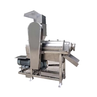 Commercial strawberry spiral juicer, high-yield pineapple crushing and juicing machine, sugar beet beverage processing equipment