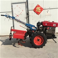 Rotary tiller for loosening soil, fertilizing, ridging machine, trenching, fertilizing, harvesting and sowing machine for water and drought fields