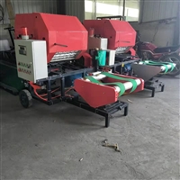 Automatic ensiling round baler, grass storage feed baling and coating machine