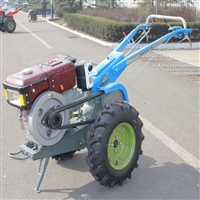 Diesel 15 horsepower hand-held tractor rear rotary tiller model agricultural vehicle four-wheel drive hand-held tractor