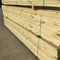 Wood processing factory exhibition road white pine building wooden square anti-corrosion and non cracking specifications customized for repeated use