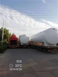 Industrial Heguo brand horizontal natural gas storage tank can be customized with full capacity LNG storage tank manufacturer