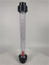 LZS-65 long tube plastic tube float flowmeter flange connection socket short tube threaded plastic tube rotor liquid flowmeter