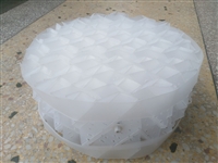 Plastic orifice plate corrugated packing 250Y regular corrugated plate packing PP corrugated plate