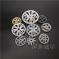 Polypropylene DN47 borderless flower wreath filling long-term supply of various plastic bulk metal materials