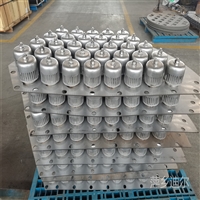 The installation sequence of bubble cap tray includes the riser, bubble cap, weir, and downcomer trays