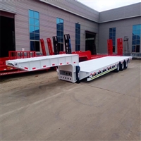 New export low flatbed semi-trailer models launched