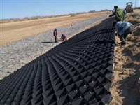 Geogrid cell honeycomb cell