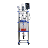 Double layer glass reactor supply Double layer glass reactor price Double layer glass reactor manufacturer Laboratory glass reactor