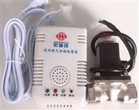 Quality assurance of gas leak alarm with automatic gas cut-off device
