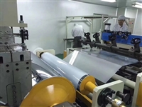 Solar cell backsheet coating composite production line