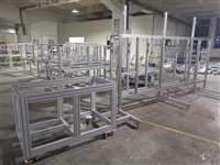 Mask machine slicing machine feeding rack, one trailer, two trailers, three aluminum profile frame manufacturers